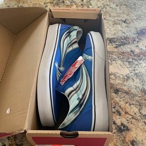 Old Skool vans Blue Chrome Brand New
